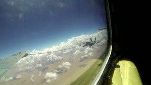 340th EARS KC-135 Crew Refuels U.S. Marine F/A 18 Hornet’s and a Navy EA-6B over Afghanistan