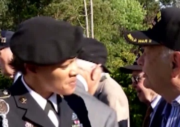 Veterans Speak after World Leaders at Normandy