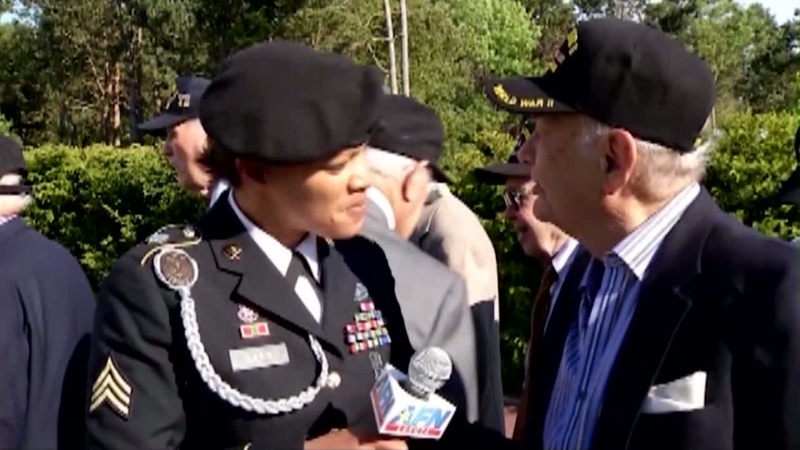 Veterans Speak after World Leaders at Normandy