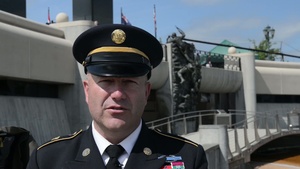 Army National Guard CSM Speaks at 70th D-Day Commemoration