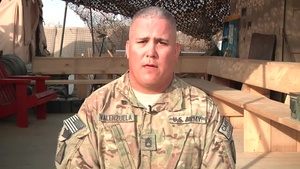 SFC Arthur Valenzuela sends a Family Greeting