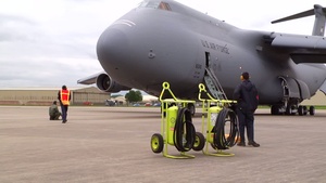 C-5 Galaxy arrives at RAF Fairford_B-Roll