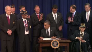 Puerto Rico's 65th Infantry Honored at White House