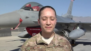 Senior Airman Brittany Menegan Independence Day Message