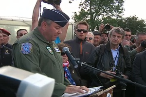 General Breedlove speaks at memorial dedication in Picauville, France
