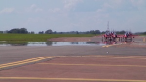 Royal Air Force Red Arrows at RAF Fairford
