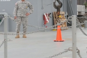 Barge Crane B-roll