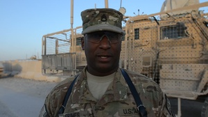 Sgt. 1st Class Cedric Grimes wishes Happy Father's Day