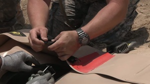 B-roll Package of Soldiers and Marines Participate in Joint Fuel Bag Mission During QLLEX 2014