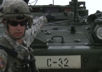 Soldiers From the 2-104 CAV, 28th ID, Discuss the Use and Operation of the Multiple Integrated Laser Engagement Systems(Miles) For Use in Saber Strike 2014.