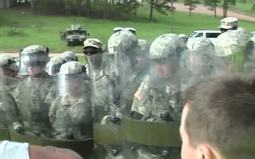 Military Police Take on Civil Disturbance Trainiing