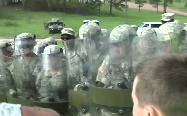 Military Police Take on Civil Disturbance Trainiing