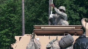 2-5 Cav's Mortar Team Conducts Gunnery B Roll