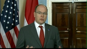 Secretary of State Kerry Holds Bilateral with Prince of Monaco