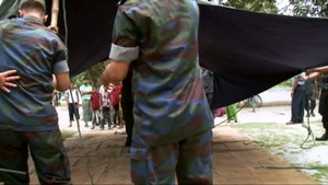 Bangladesh Tent Set Up