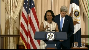 Secretary of State Kerry Hosts A Portrait Unveiling Ceremony and Reception