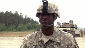 Delta 2-5 Cavalry Conducts Gunnery Operations, B-Roll