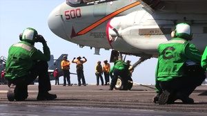 EA-6B Prowler on USS George H.W. Bush (CVN 77)