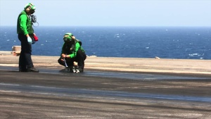 SH-60 Takes off from USS George H.W. Bush (CVN 77)