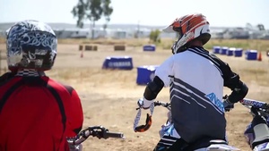 Marines take part in American Supercamp motorcycle training