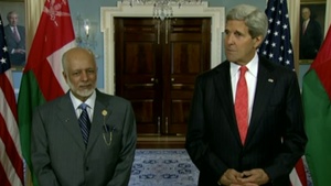 U.S Secretary of State, John Kerry meets with the Omani Minister of Foreign Affairs