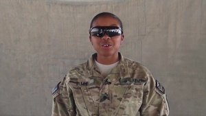 Spc. Katherine Dixon Independence Day Shout Out