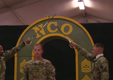 Historic First NCO Induction Ceremony for Task Force Raptor (VIDEO 2 of 2)