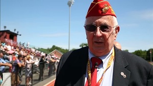 Marines Inspire Athletes, Remember Hometown Hero