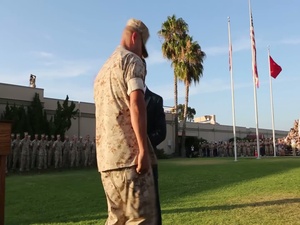 3rd MAW welcome Medal of Honor recipient for evening colors ceremony