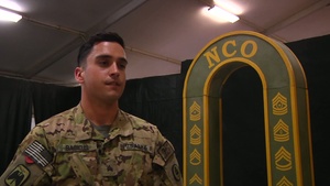 Sgt. Backus on Task Force Raptor's  First Ever NCO Induction Ceremony and More