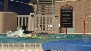 Davis-Monthan Kids Dive in to Swimming Lessons