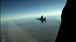 VMGR-152 Provides Fuel for VMFA(AW)-242 Jets in the Air