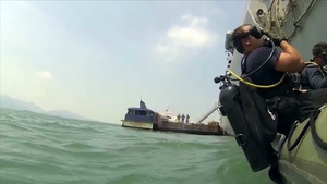 Divers Look Below the Surface