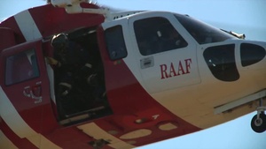 Corpsmen Work With Australians in a Search and Rescue Training Exercise B-Roll