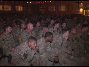 USA vs. Germany World Cup Troop Reaction, B-Roll