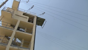 VES 8th Graders Jump Towers