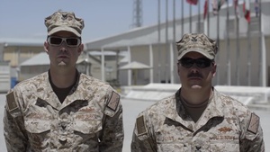 Petty Officer 1st Class Mike Zenoni and Petty Officer 1st Class Shannon Flynn