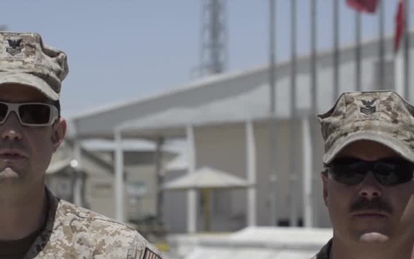 Petty Officer 1st Class Mike Zenoni and Petty Officer 1st Class Shannon Flynn