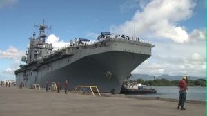 USS Peleliu Arrives for RIMPAC 2014