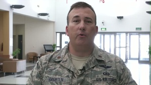 Maj Curtis Knighten sends a Shout-Out to his family.