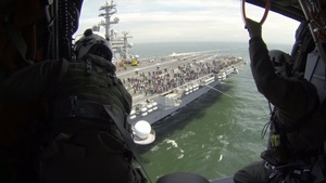 USS Nimitz Aerials