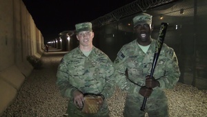 Cpl. Sheldon Andrews and Sgt. Alex Palaniuk Yankees Independence Day Shout Out