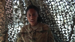 Shout-Out from Spc. Scott