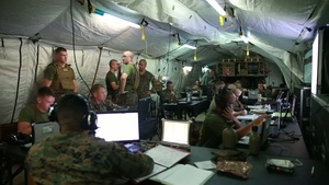 Marines conduct direct air support center drill