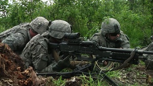 Paratroopers Perform Squad Live Fire Training - BROLL