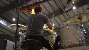 The band Vertical Horizon performs at Bagram Airfield, Afghanistan