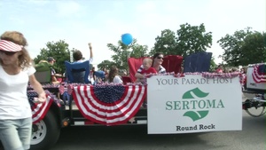 Warrior Diplomats join partnered city of Round Rock, TX to celebrate Independence Day