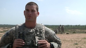 173rd Airborne Conduct Fires Training with Latvian FOs.