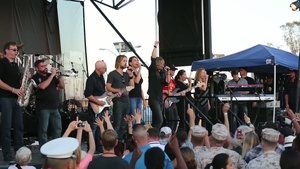 Gary Sinise and the Lt. Dan Band During an MCAS Miramar Evening Colors Ceremony {2 of 2}