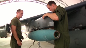 B-Roll of Ordnance Marines Ensure Mission Accomplishment